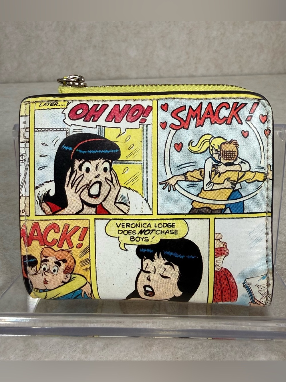 Kate Spade Archie Comic-Print Top Handle Camera Bag & Matching Wallet -Rare - Picture 11 of 16